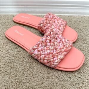 ABOUND | Women’s Allyn Boho Chic Woven Sandal in Pink Ombre | Size 9